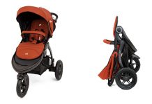 婴儿推车实心轮胎真空胎的区别 高景观强避震三轮婴儿推车